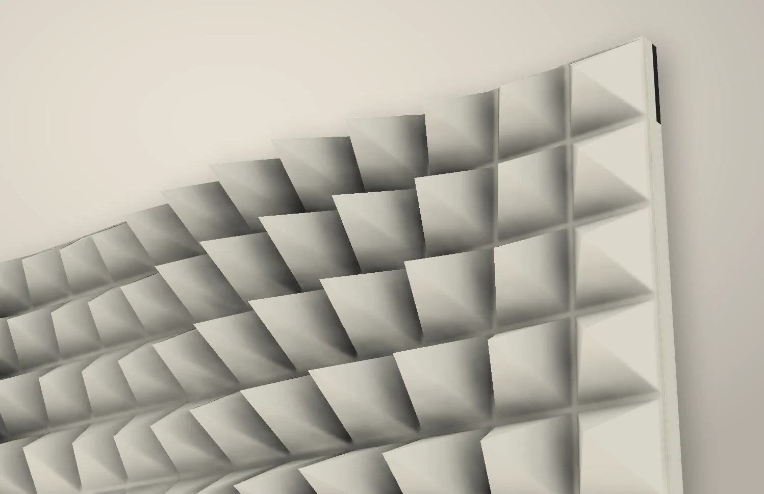 The far corner of a Pulse face